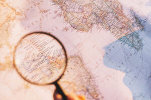 crop-person-exploring-map