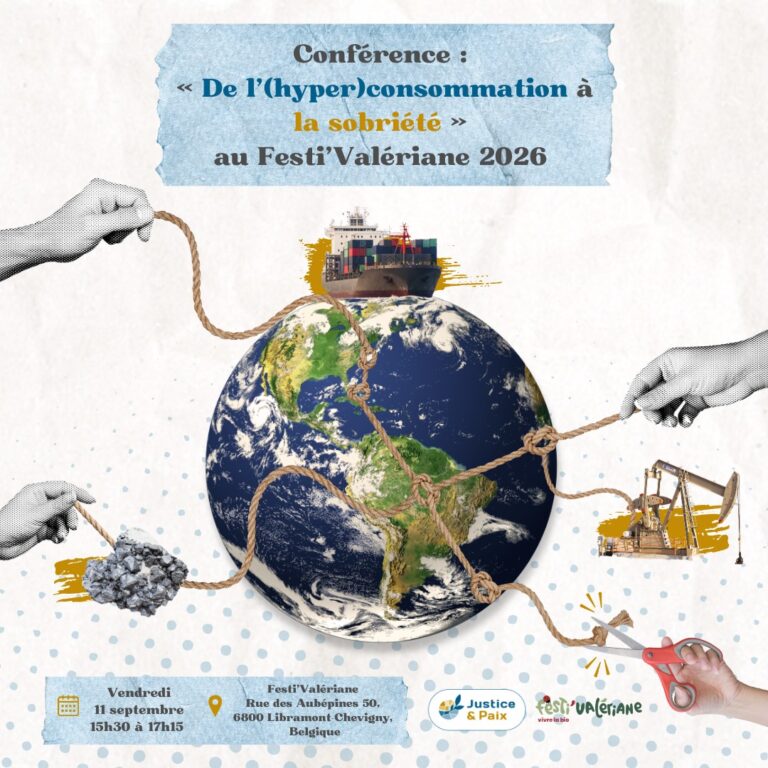 Conférence : « De l’(hyper)consommation à la sobriété » au Festi’Valériane 2026